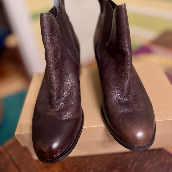 Sam Edelman Brown Suede Chelsea Ankle Boots Sz 12 M - Picture 6 of 10